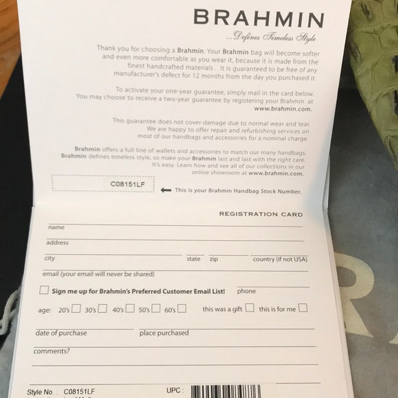 Brahmin- Jacqueline leaf Melbourne bag - Picture 7 of 7